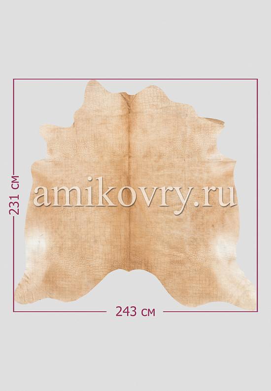 Натуральная шкура коровы Имитация аллигатора на карамели 26