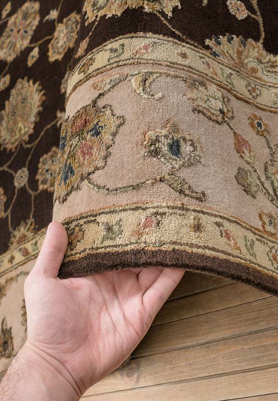 Элитный ковер ручной работы 10/10 GB-204 D. Brown-Ivory