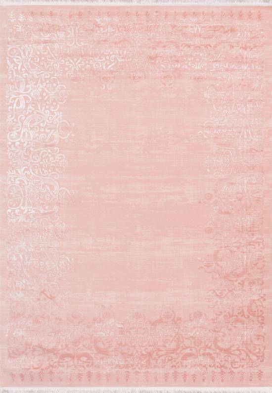 Турецкий однотонный ковер из акрила 5326 Pink