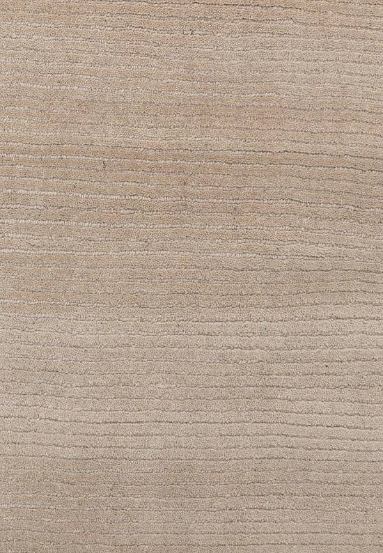 Однотонный шерстяной ковер beige