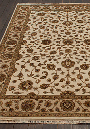 ковер в перспективе против ворса Kashan gold 10/10 SC-733-Ivory/Camel