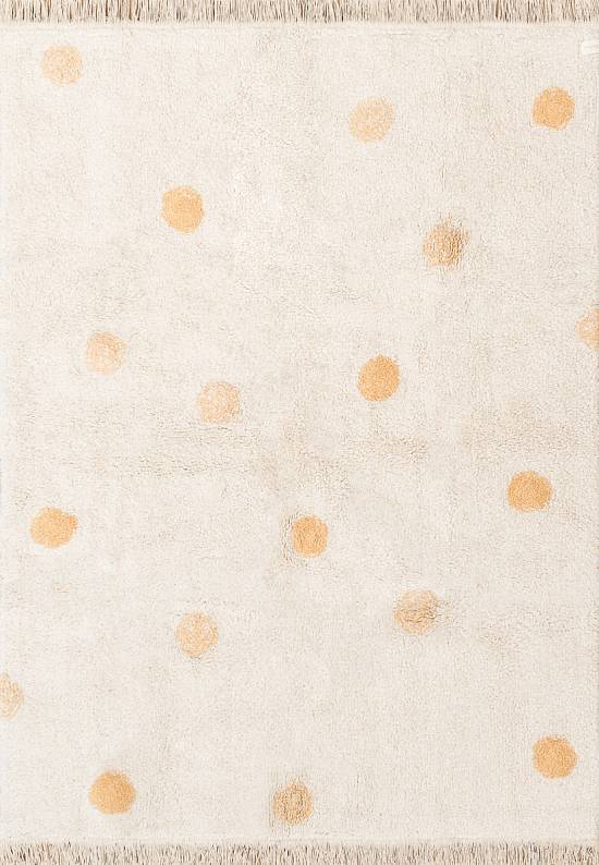 Детский стираемый ковер Hippie Polka Dots Vintage Honey