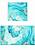 Комплект ковриков для ванной и туалета Water Foam 01 Blue