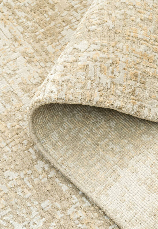 Однотонный ковер ручной работы Antique White