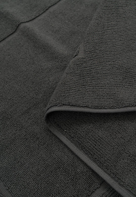 Темно-серый коврик для ванной из хлопка Graphite