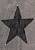 Безворсовый ковер из хлопка JHC-22 grey-black star patch