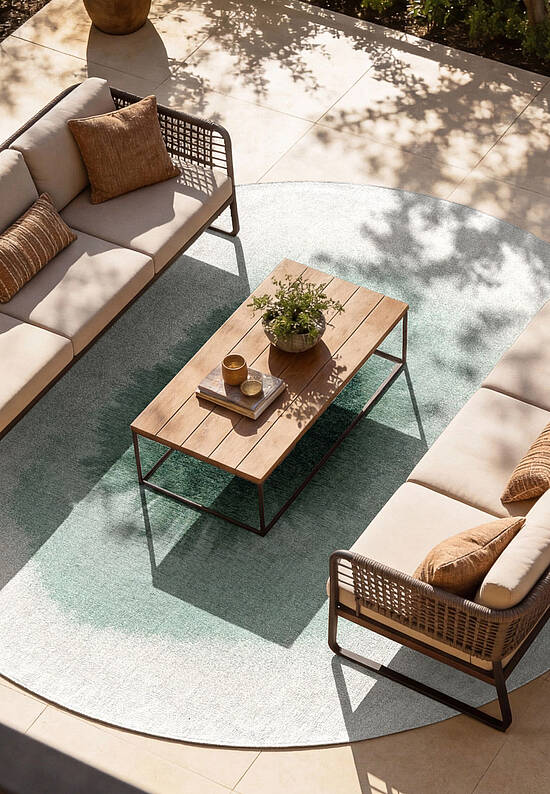 Безворсовый ковер из полиэстера LR6250-L425 outdoor