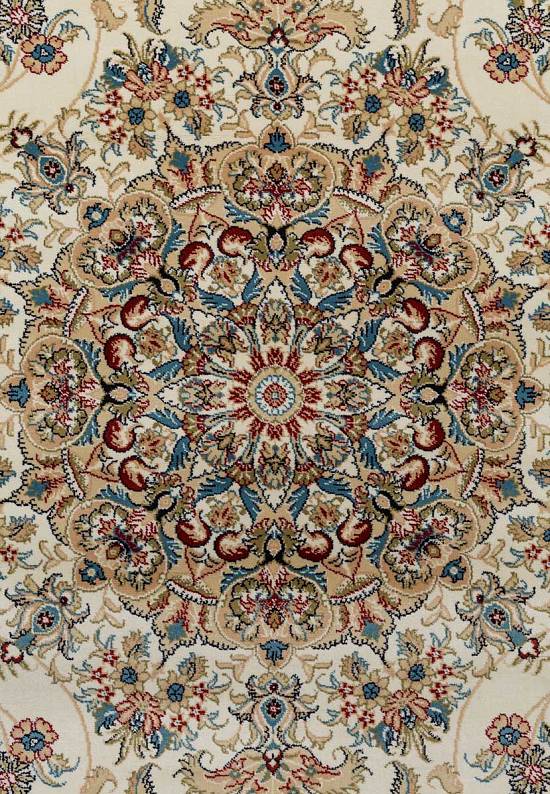 Восточный ковер из Ирана Super Tabriz 1.75392-cream-pink