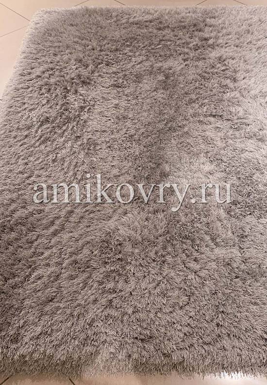 Пушистый ковер с длинным ворсом H214-grey discount2