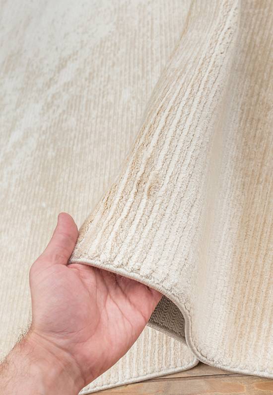 Мягкий вискозный ковер из Турции Plain-beige