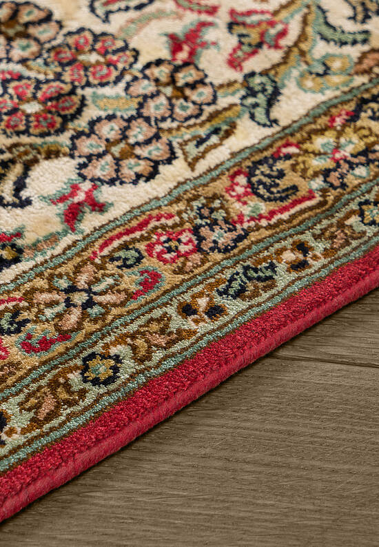 Шелковый ковер ручной работы 474874 Red