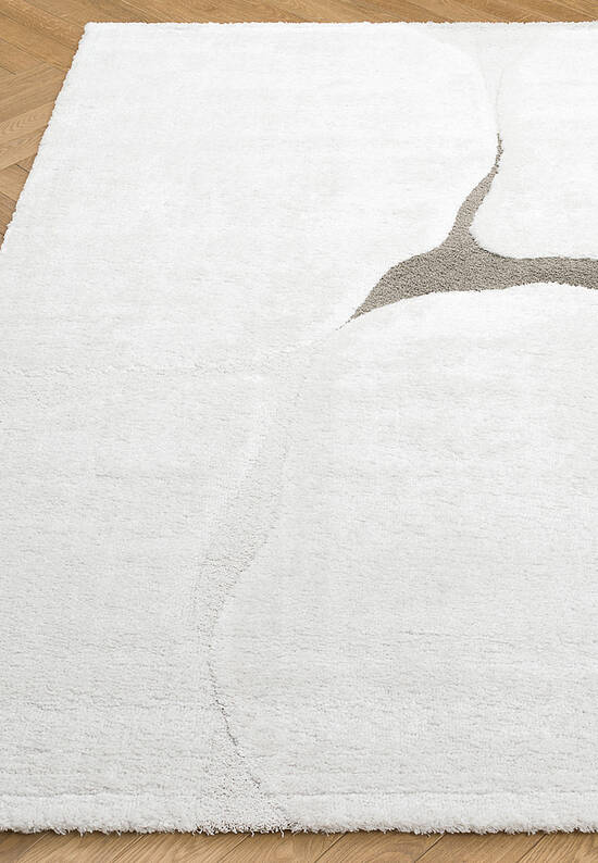 Пушистый ковер из полиэстера RN6017-R86