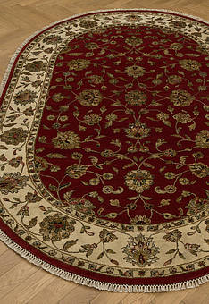 ковер в перспективе против ворса Kashan gold 10/10 MI-50-Red/Ivory