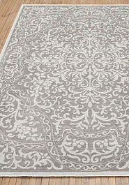 ковер в перспективе против ворса Bamboo Touch 511-Grey Platin