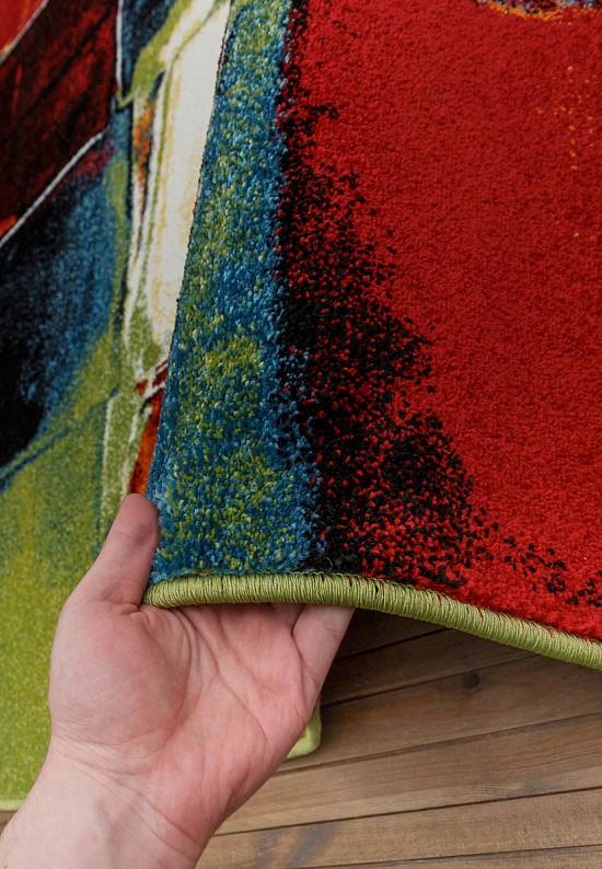 Недорогой синтетический ковер 2739-Multicolor