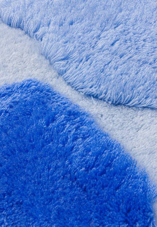 Голубой коврик для ванной Granada 818 Light Blue