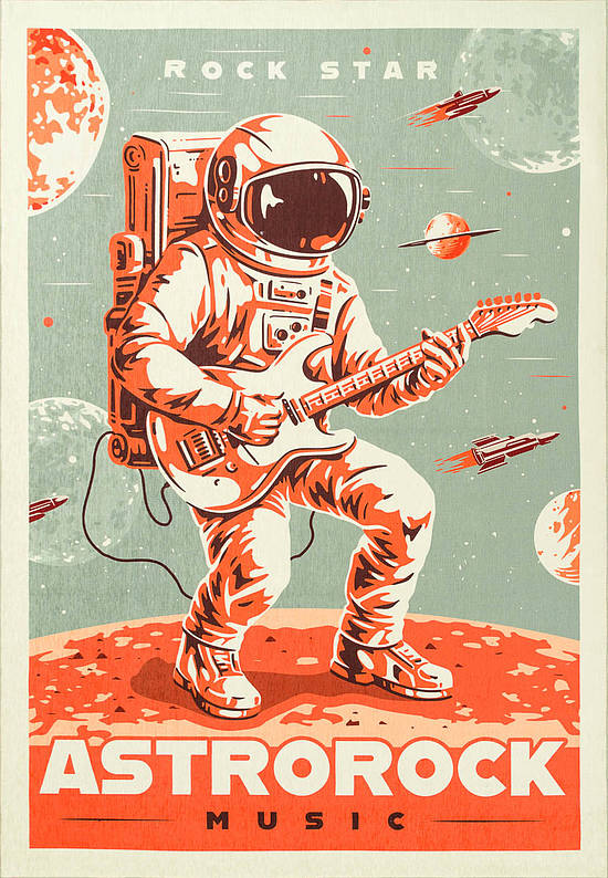 Безворсовый ковер для подростка Spaceman