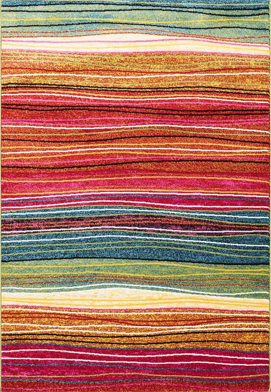 Недорогой синтетический ковер 2773-Multicolor