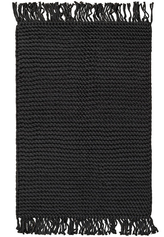 Серый коврик для ванной  Lavish-Dark Gray