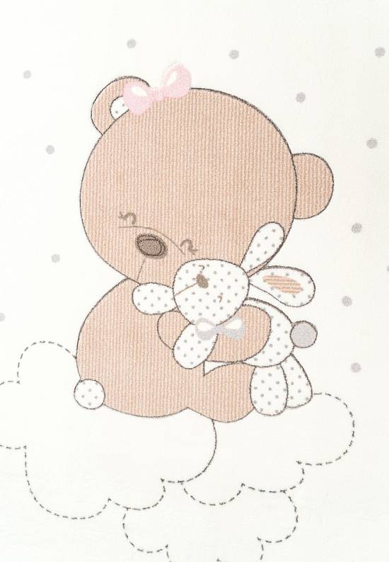 Детский ковер с ворсом Heartily 01 White