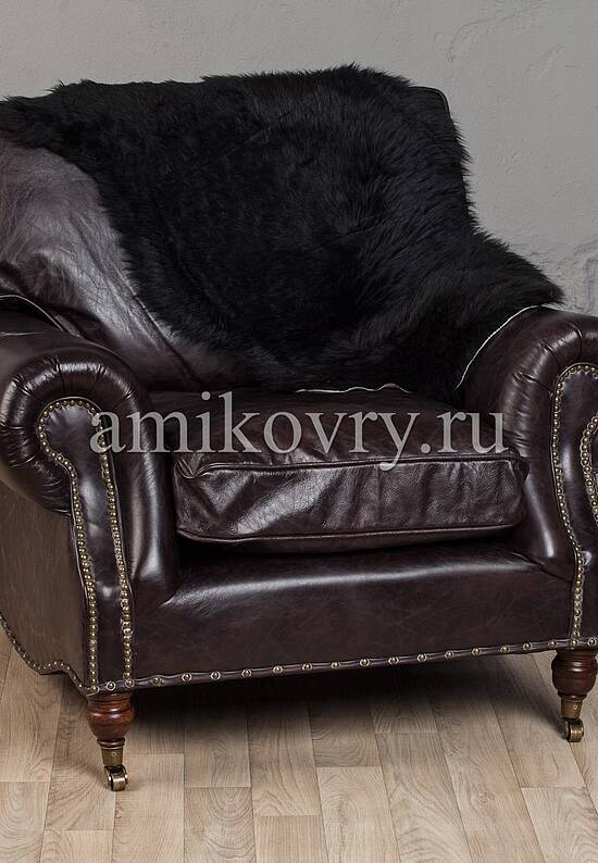 Искусственная овчина black