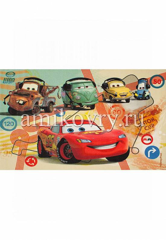 Ковер Disney Cars D3CR003-yellow