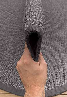 фактура циновки Sisal Livos-Grey