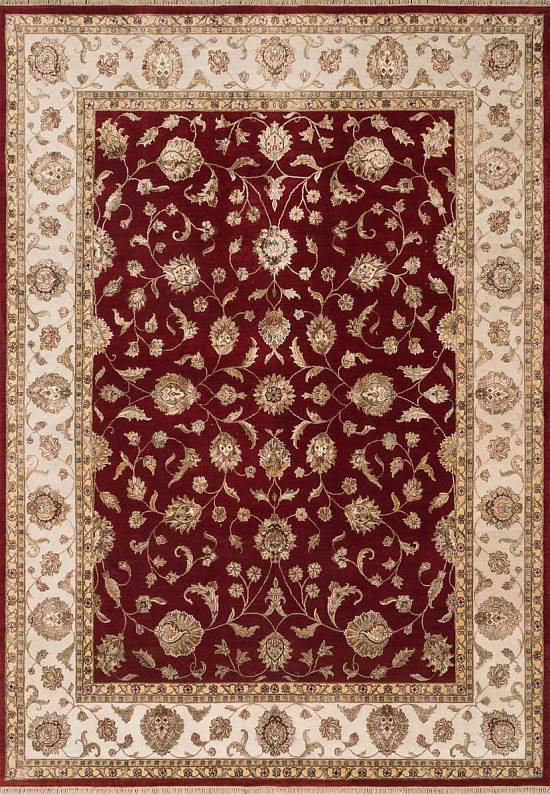 Элитный ковер ручной работы 10/10 NS-9126 Red-Ivory