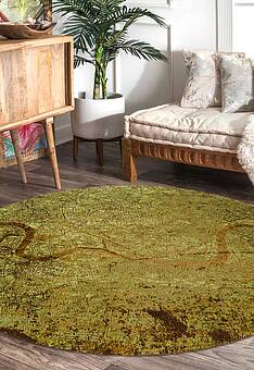 безворсовый ковер в интерьере Streets London LS5281-L265