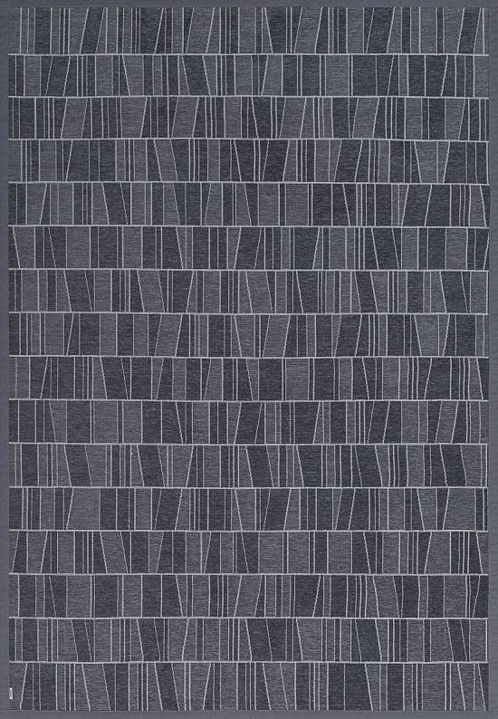 Двусторонний безворсовый ковер Kursi-Grey