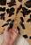 Натуральная шкура коровы Имитация ягуара на карамели