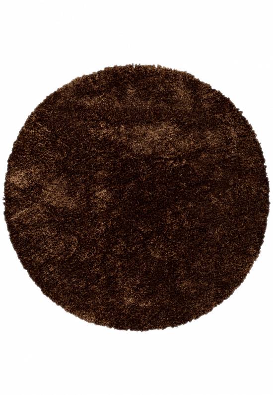 Мягкий ковер с длинным ворсом 11-brown