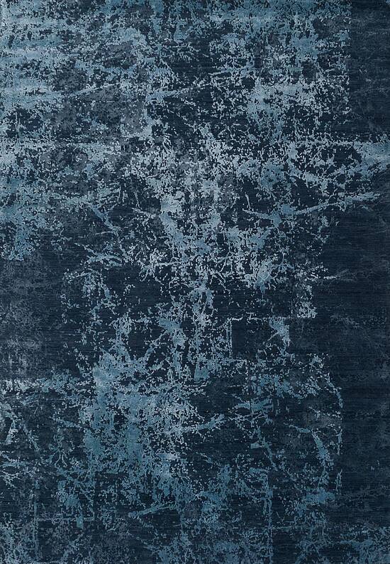 Дизайнерский ковер ручной работы Ocean Blue