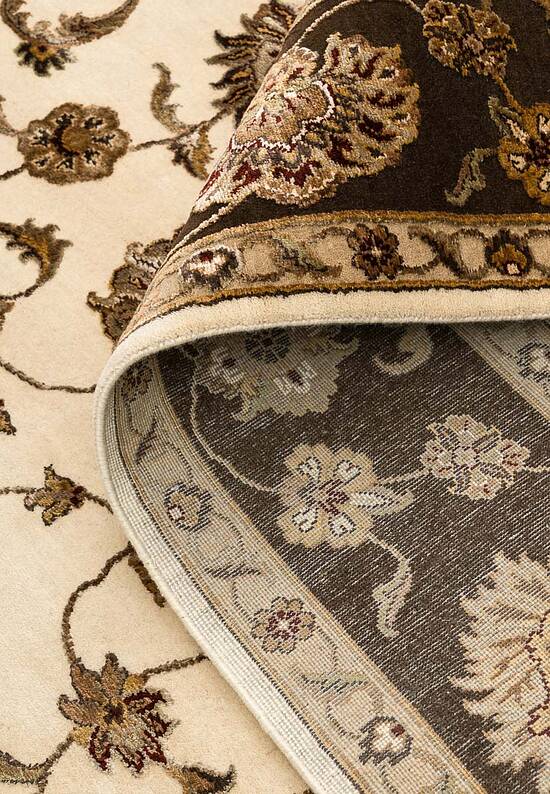 Элитный ковер ручной работы 10/10 AM-101-2-Ivory/Brown