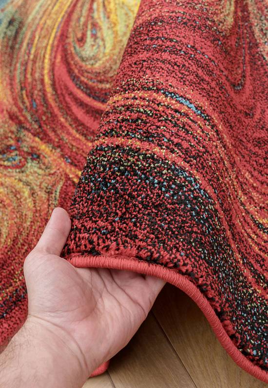 Недорогой синтетический ковер C014-Multicolor