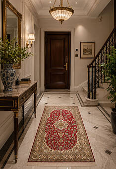 ковер в интерьере Cashmir 231686-Saroukh rot