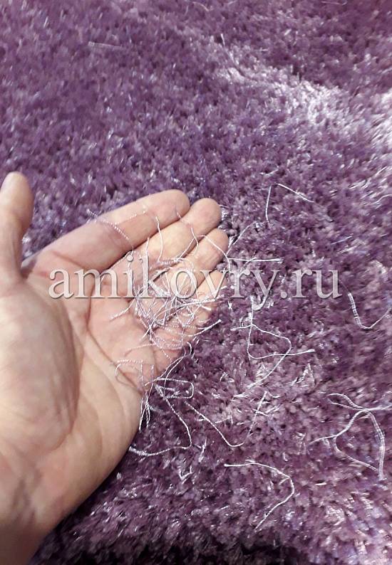 Мягкий ковер с длинным ворсом 9515-violet discount2