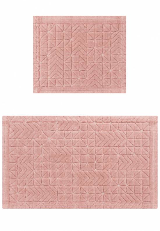 Комплект ковриков для ванной и туалета Bafa 03 Dusty Rose