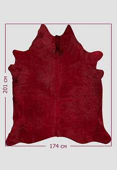 размер натуральной шкуры коровы Крашенная в махагон 1155 discount