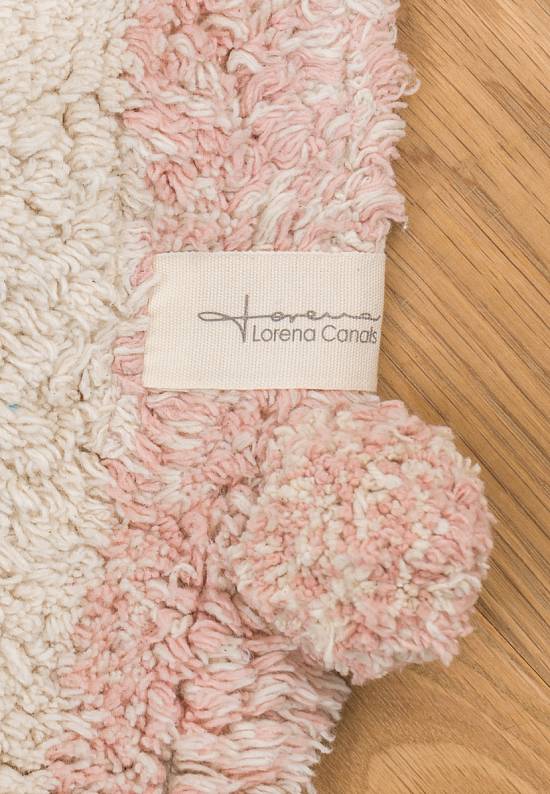 Детский стираемый ковер Pom-poms Vintage Nude