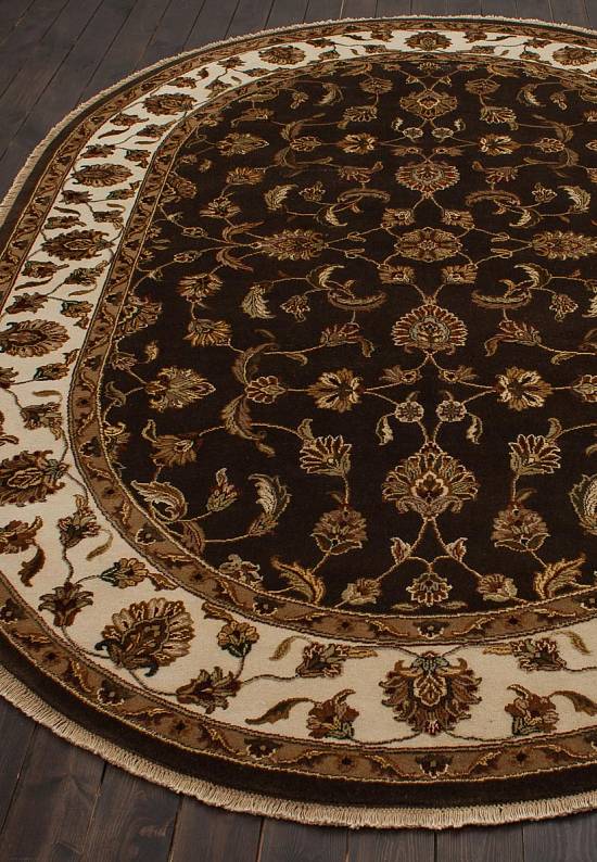Элитный ковер ручной работы 10/10 HKS-1002-Brown/Ivory
