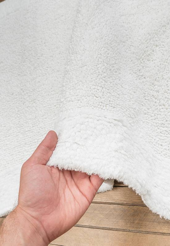 Двусторонний коврик для ванной  Natura Heavy 1601 White