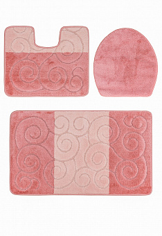 Комплект ковриков для ванной Confetti Bath Maximus Sile 2580 Dusty Rose BQF