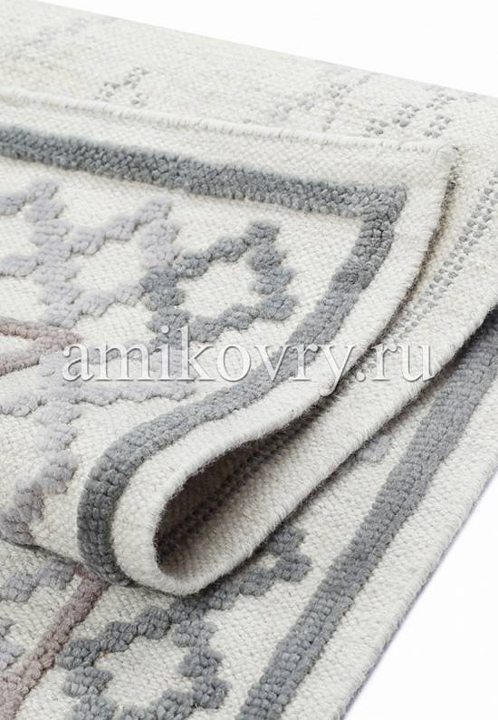 Шерстяной ковер Palanga-Grey-Beige