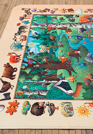 ковер в перспективе House of Kids Foret Discoverte-C