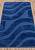 Синий коврик для ванной Symphony 2582 Dark Blue