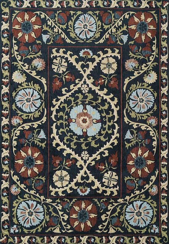 Винтажный безворсовый ковер LM6079-L391