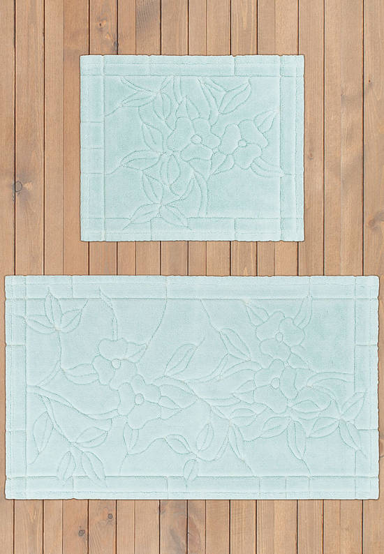 Комплект ковриков для ванной и туалета Pedina 02 Mint Green
