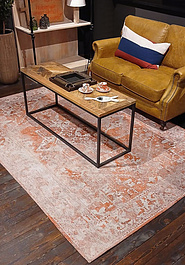 безворсовый ковер в интерьере Ambiance LA5634-L333 discount1