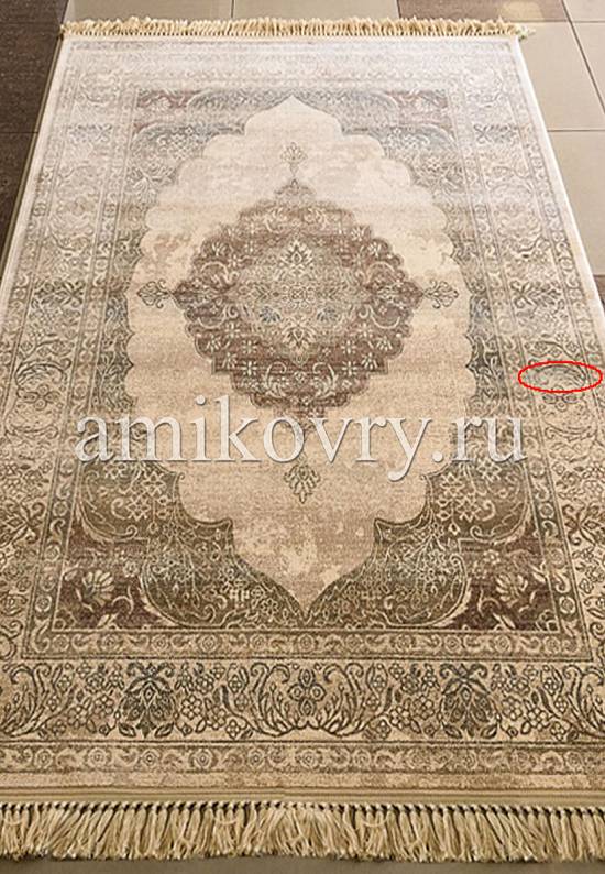 Высокоплотный ковер из вискозы 2M106-Ivory discount3